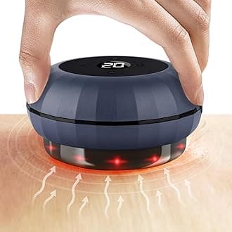 RIMAYA Electric Cupping Therapy Set, 5-in-1 Smart Cupping Kit for Massage Therapy Set with 12 Levels Temp & Suction, Cups Device for Pain Relief