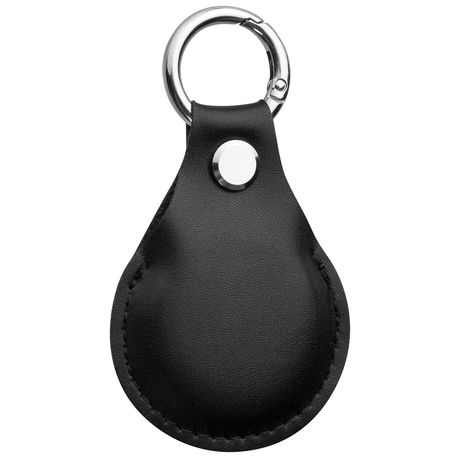 Case for Chipolo POP Tracker Tag, Microfiber PU Leather Protective Cover with Keychain Compatible with Chipolo ONE/ONE Spot/ONE Point and for Airtag, 1 Pack (Case Only)