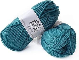 Superwash 100% Merino Wool Yarn for Knitting and Crocheting, 3 or Light, DK, Leight Worsted Weight, Drops Merino Extra Fine, 1.8 oz 115 Yards per Ball (28 North Sea)