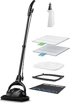 Euroflex Vapour M2R Steam Mop High Pressure Steam Cleaner for Floors 36 PSI Heavy Duty Commercial Grade Superheated Steam 266 Degrees F with Front Steam Boost Ultra Dry Steam