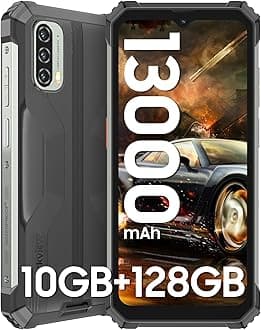 Blackview Phone BV7100 Rugged Smartphone,13000mAh 33W Fast Charge,10GB+128GB/1TB Expand Rugged Phone, 6.58" FHD+ 1080*2408, IP69K Waterproof Smartphone, NFC/OTG/Glove Mode, Face/Fingerprint Unlocked