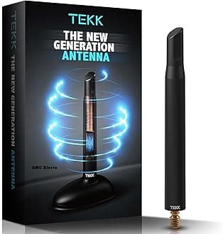 TEKK Short Antenna Compatible with 2007-2025 GMC Sierra 1500 / Designed for Optimized FM/AM Reception / 4.8 Inches