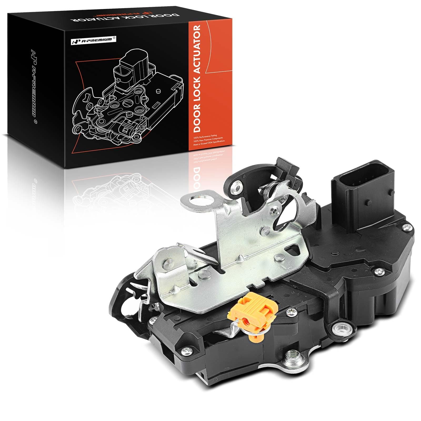 A-Premium Door Latch Lock Actuator Front Left Driver Side Compatible with 2007-2009 Chevrolet Chevy Silverado 1500 2500 3500 Avalanche Suburban Tahoe & GMC Sierra 1500 Yukon & Cadillac Escalade