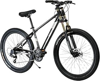 Super Dominator 26T MTB | 21 SPD Shimano Gearset | Dual Crown Suspension | 160MM Disk Brakes | Unisex (Dark Edition)