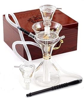 Hookah Shisha, Premium Latest, Original Glass with Case
