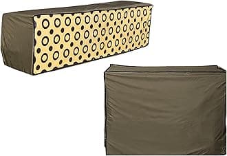 Yellow Weaves 100% Waterproof and Dust Proof Split AC Cover for 1.5 Ton - Brown