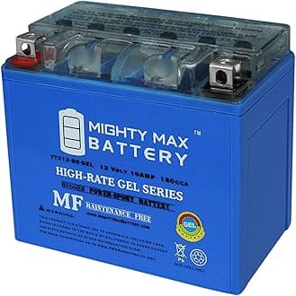 Mighty Max Battery YTX12-BS Gel Battery Replaces Yamaha Motor EF3000iSE / EF3000iSEB
