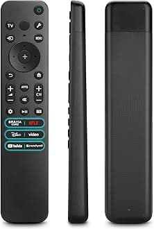 Replacement Remote Control for Sony Smart TVs, Compatible with Sony Bravia XR/K Series 4K HDR QLED OLED Google Smart TVs