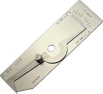 RIVERWELD V-WAC Single Weld Gage Inch Inspection Gauge