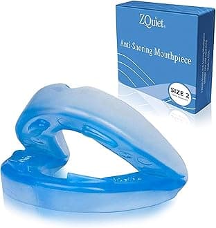 Anti-Snoring Mouthpiece, Comfort Size #2, Single Refill, Blue Made in USA, BPA-Free, Medical-Grade Material