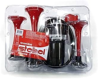 Oshotto Stebel 3 Pipe Air Horn for Cars, Trucks, Boats, ATVS & Heavy Vehicles