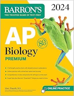 AP Biology Premium, 2024: 5 Practice Tests + Comprehensive Review + Online Practice: Proper Techniques for Finding and Preparing Nature's Flavorful Edibles (Barron's AP Prep) Paperback – 4 July 2023