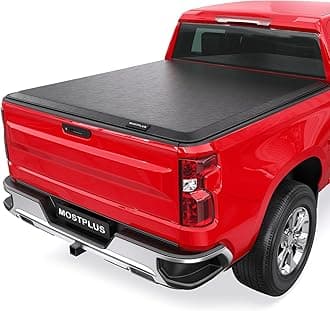 6.5FT Roll-Up Soft Vinyl Truck Bed Tonneau Cover Compatible for Ford F150 2009-2025 2026 Ford F-150 Bed On Top (78Inch)