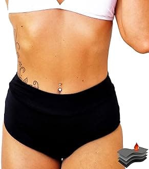 Period Swimwear for Teens, Women - Period Bathing Suits for Teen Girls, High Waisted Period Swim Bottoms