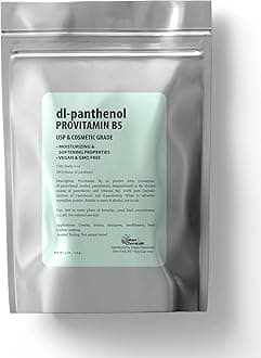 Provitamin B5 Powder dl-Panthenol DIY Panthenol Solution and Panthenol for Hair and Skin Moisturizer (4 Ounce / 113 Gram)