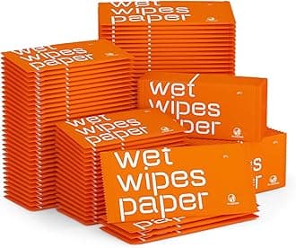 Wet Wipes Individually Wrapped, Portable Cleaning Wipes Individual for Travel Restaurants Aviation Weddings and Barbeques 100 Pcs