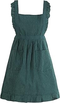 FAIRYGATE Aprons for Women Unisex Adjustable Apron Cooking Kitchen Chef for H...