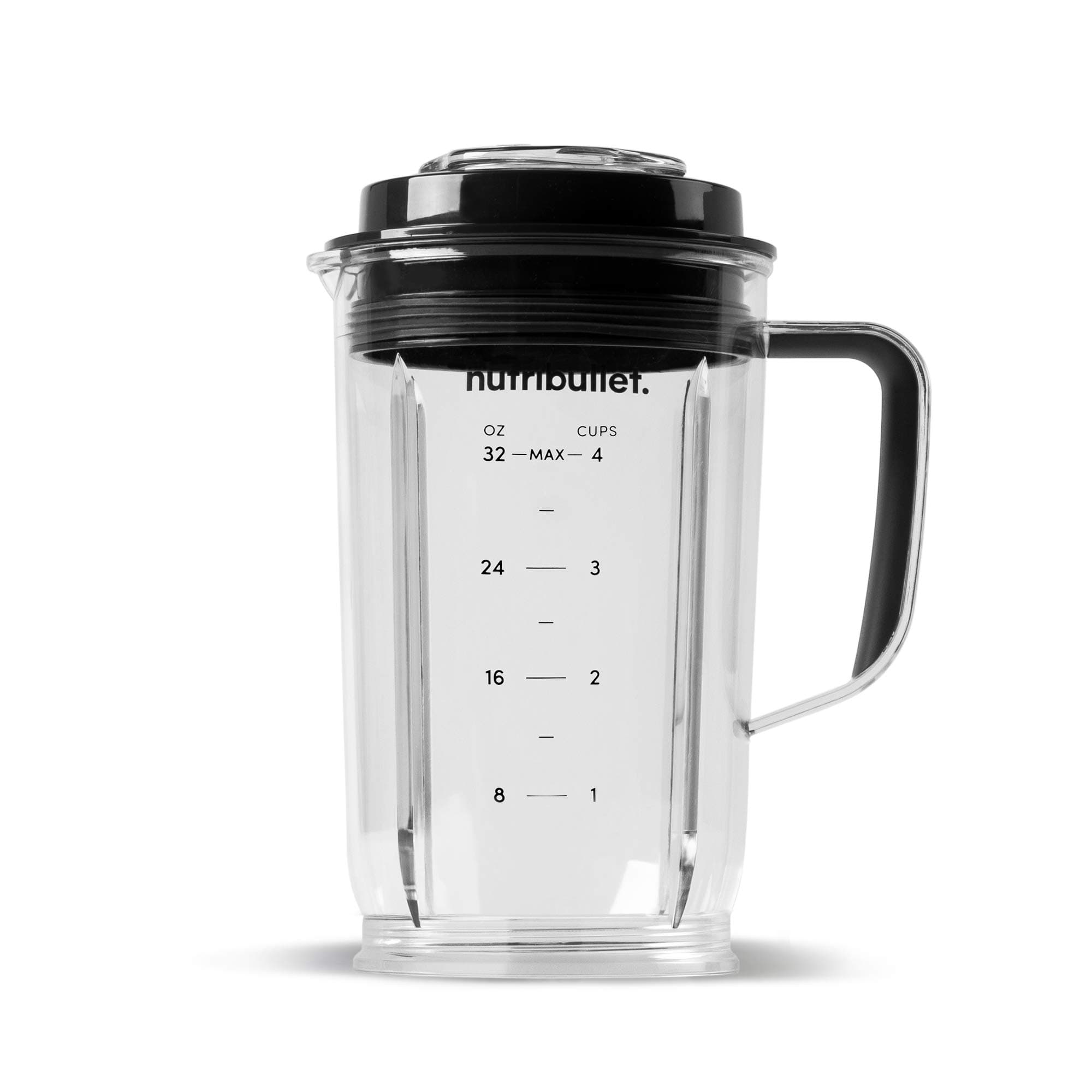 NutriBullet Select 32 oz Pitcher, Clear/Black