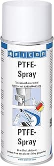 WEICON PTFE Spray 400 ml, white, dry lubricant, grease-free dry lubricant with non-stick effect