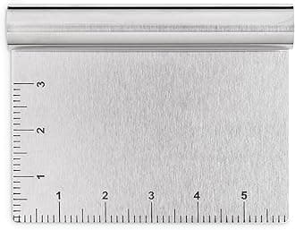 Pastry Dough Cutter Scraper with Measurements, Stainless Steel
