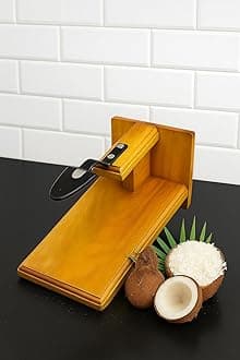 Wooden Table Top Coconut Scraper Chirava Grater Thengai Thuruvi (M)