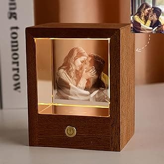 3D Crystal Photo, Engraving Personalized Gift with Your Own Photo, Unique Child & Marriage Gift, Memorial Present