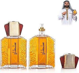 Sultan Perfume Men's - 100 ml Eau de Parfum from Dubai, Long-Lasting Oriental Fragrance, Arabic Luxury Tradition Meets Modern - Distinctive Men's Perfume with Character (2 Pieces)