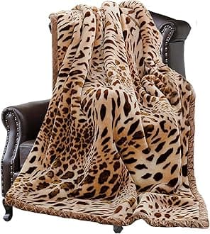 Korean Mink Blanket 55"×75", Silky Soft and Warm - 2 Ply Reversible Raschel Bed Blanket for Single Bed.（150x200cm-2.5kg）.