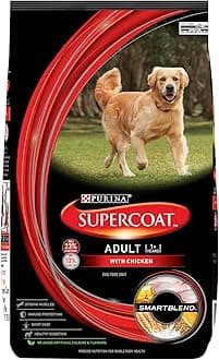 PURINA SUPERCOAT Adult Dry Dog Food, Chicken- 10Kg Pack