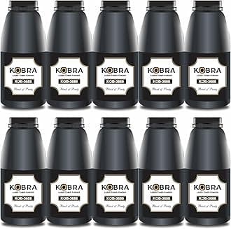 ProDot Kobra 3688 Laser Toner Powder Compatible with HP 35A, 36A, 88A, 78A, 83A, 85A & Canon 337, 912, 925 Toner Cartridges (Pack of 10)