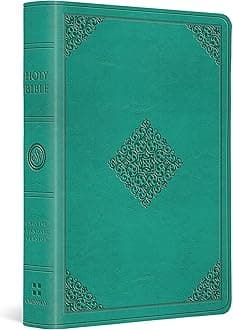 ESV Value Large Print Compact Bible (TruTone, Teal, Ornament Design Size: 8.0): English Standard Verson Value, Teal, Trutone, Ornament Design