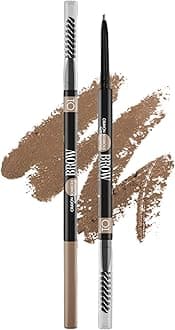 Vivienne Sabó Brow Arcade Eyebrow Pencil – Ultra-Fine Tip for Hair-Like Strokes, Smudge-Proof Natural Finish, Built-In Spoolie Brush, Shade 01 Light Blonde, 0.035 oz