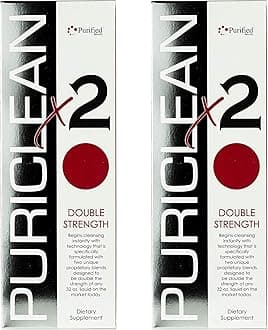 Puriclean X2 Detox - Instant Cleansing - Same Day Extra Strength Capsules (Pack of 2)