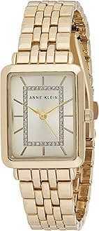 Anne Klein AK/3760CHGB Gold Dress Watch, gold, Bracelet Type