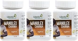Manulex churna pack of 3 I Fast Relief Laxative I Ayurvedic Colon Cleanser For Gut health I For Fast Constipation Relief and Gastric Troubles I Regulates Bowel Movement