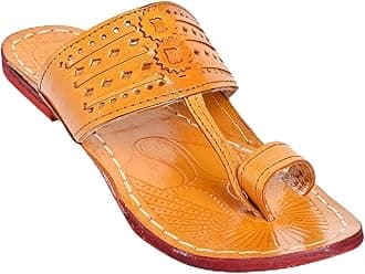 Kolhapuri Chappal for Men | Leather Slippers | Kolapuri Chapal - CS-AB-Parent A13