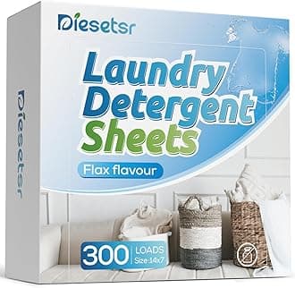 Laundry Detergent Sheets 150 Counts Travel Laundry Sheet ECO-friendly, 300 Small Loads Plastic-Free Clothes Washing Soap- Laundry Sheet Fresh Linen
