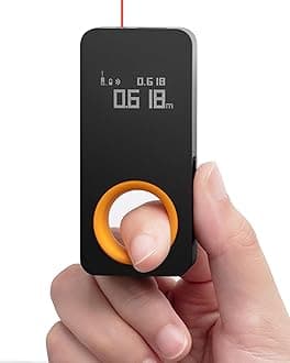 HOTO Laser Measuring Tool, Unique Gifts for Mom Dad, Pocket-Size 98Ft Laser Tape Measure ±2mm Accuracy, USB-C Rechargeable, OLED Display, Ft/M/in Unit, Real-time Data Sync, Cool Gadgets & Home Use