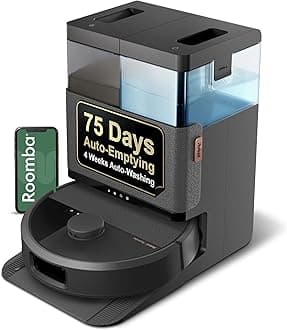 - Roomba Plus 505 Combo Robot Vacuum & Mop with AutoWash Dock - Extending Spinning Mop Pads, Self-Empties, Pad Wash & Heated Drying, Self-cleaning, Recognizes & Avoids Obstacles, LiDAR Navigation