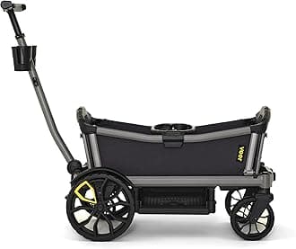 - Veer Cruiser City | Premium Urban Wagon Stroller for Babies, Toddlers, and Kids | Traditional Stroller Push Steering | JPMA Certified | Lightweight and Collapsible | 2 Seater