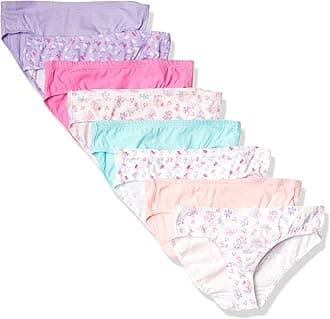 Hanes Girls' Ultimate 8-Pack Organic Cotton Brief