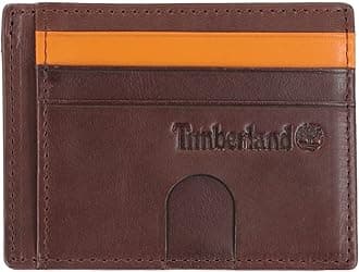 Timberland Men's Slim Leather Front Pocket Credit Holder Wallet, Brown (Altroz Card Case), One Size