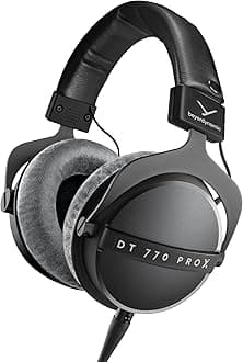 DT 770 Pro X Over-Ear Studio Headphones for Recording and Monitoring (Closed) Handmade in Germany