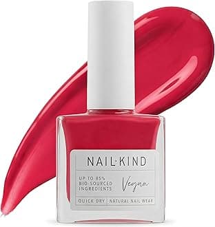 Nail Polish Red 8 ml-Popsicle Party, Vegan Quick Dry Nail Varnish, Long Lasting Chip Resistant Manicure, PETA Certified Cruelty Free, High-Shine Finish-by NailKind
