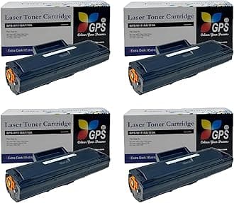 GPS Colour Your Dreams 110A Toner Cartridge Compatible for HP LJ Printer 108, 108a, 108w, 136, 136a,136w, 136nw, 138, 138pnw, 138fnw (110A - Set of 4)
