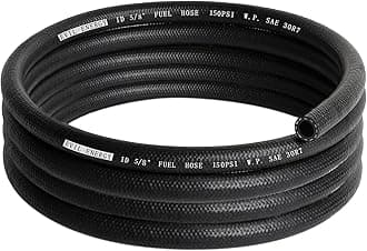 - EVIL ENERGY 5/8 Fuel Hose Line Push Lock NBR Rubber SAE 30R7 10FT 150PSI