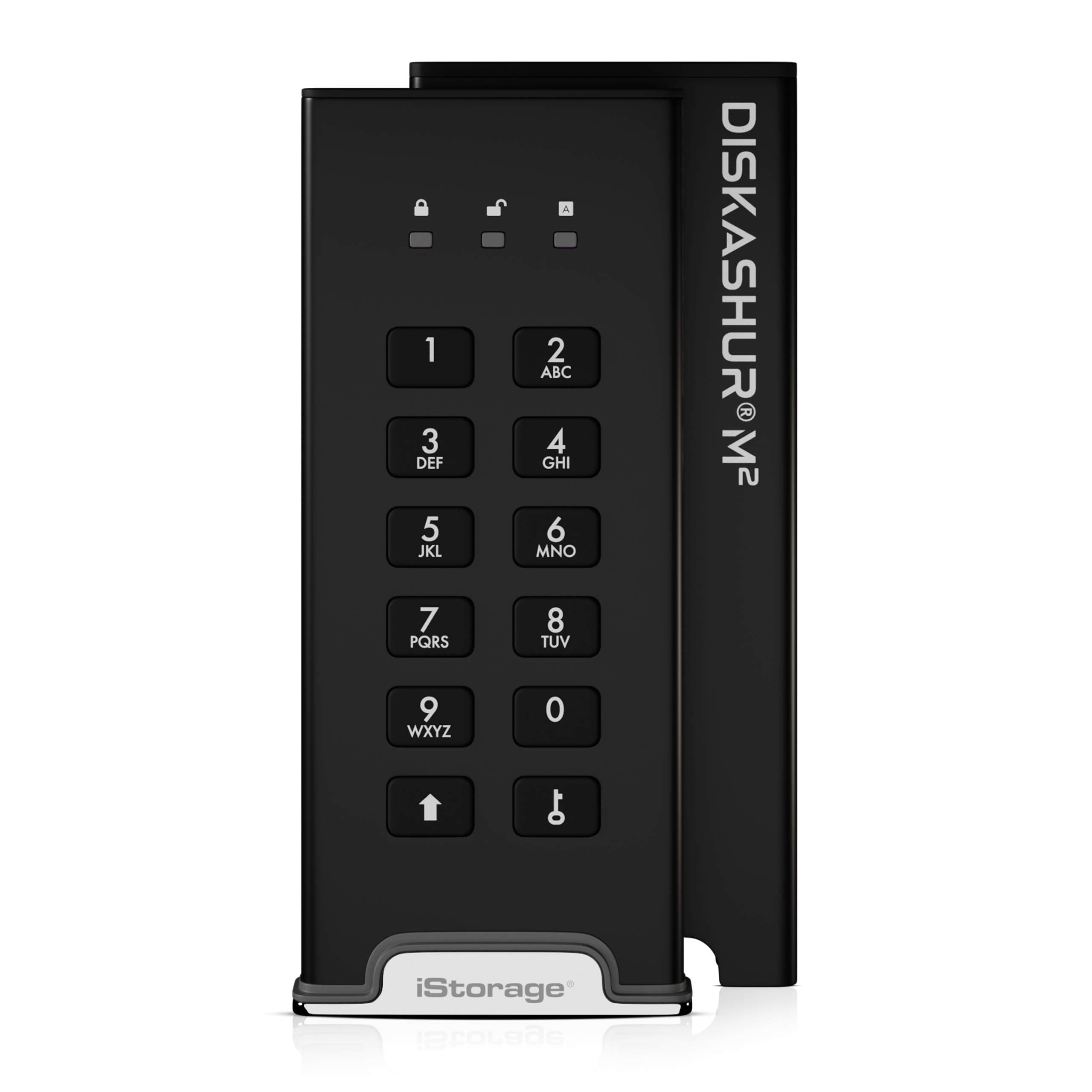 iStorage diskAshur M2 1TB | PIN authenticated, Hardware encrypted USB 3.2 Portable SSD | Ultra-Fast | FIPS Compliant | Rugged & Portable