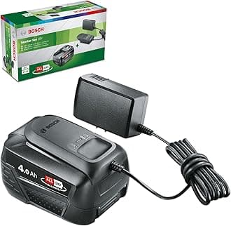 Bosch Battery and Charger Starter Set 18 V (4.0 Ah Battery, AL18V-20 Charger, 18 Volt System, in Box)