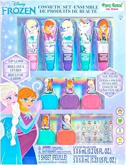 TownleyGirl Frozen 2 Disney Princess Frozen 2 Water Washable! Luxury Makeup Set: Nail Polish, Nail Sticker, Lip Gloss