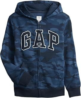 GAPBoys' Logo Hoodie Hooded Full Zip Sweatshirt